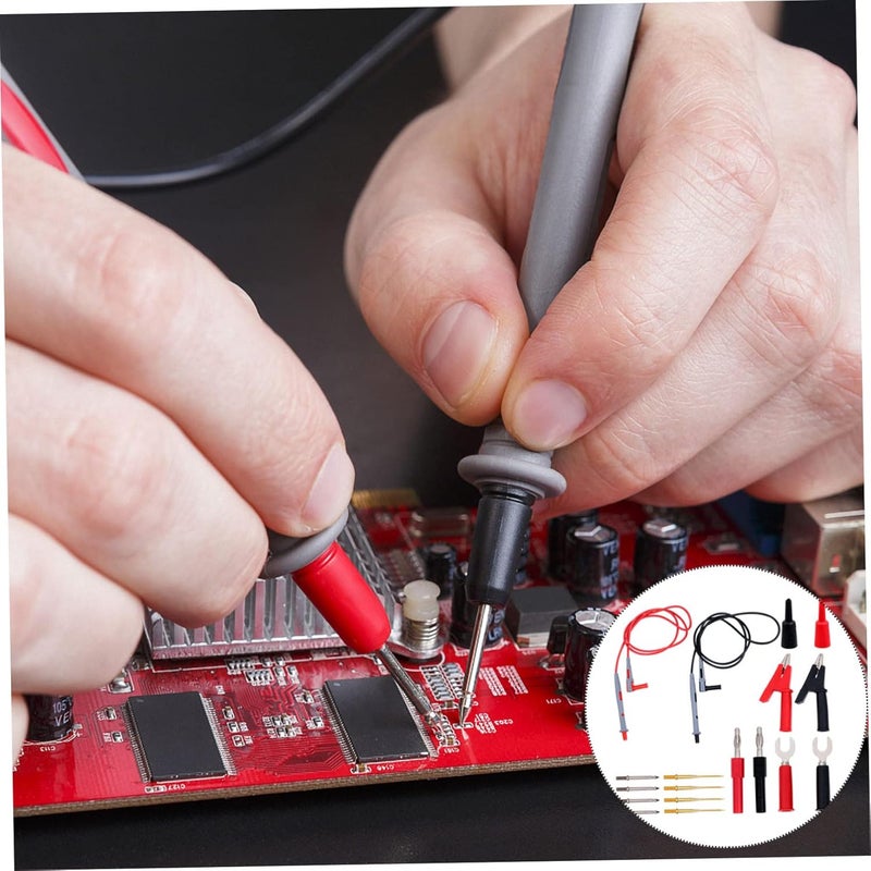 Cabilock 18 Pcs Multimeter Test Leads Kit With Interchangeable Tips For Automotive Electrical Testing - Image 5